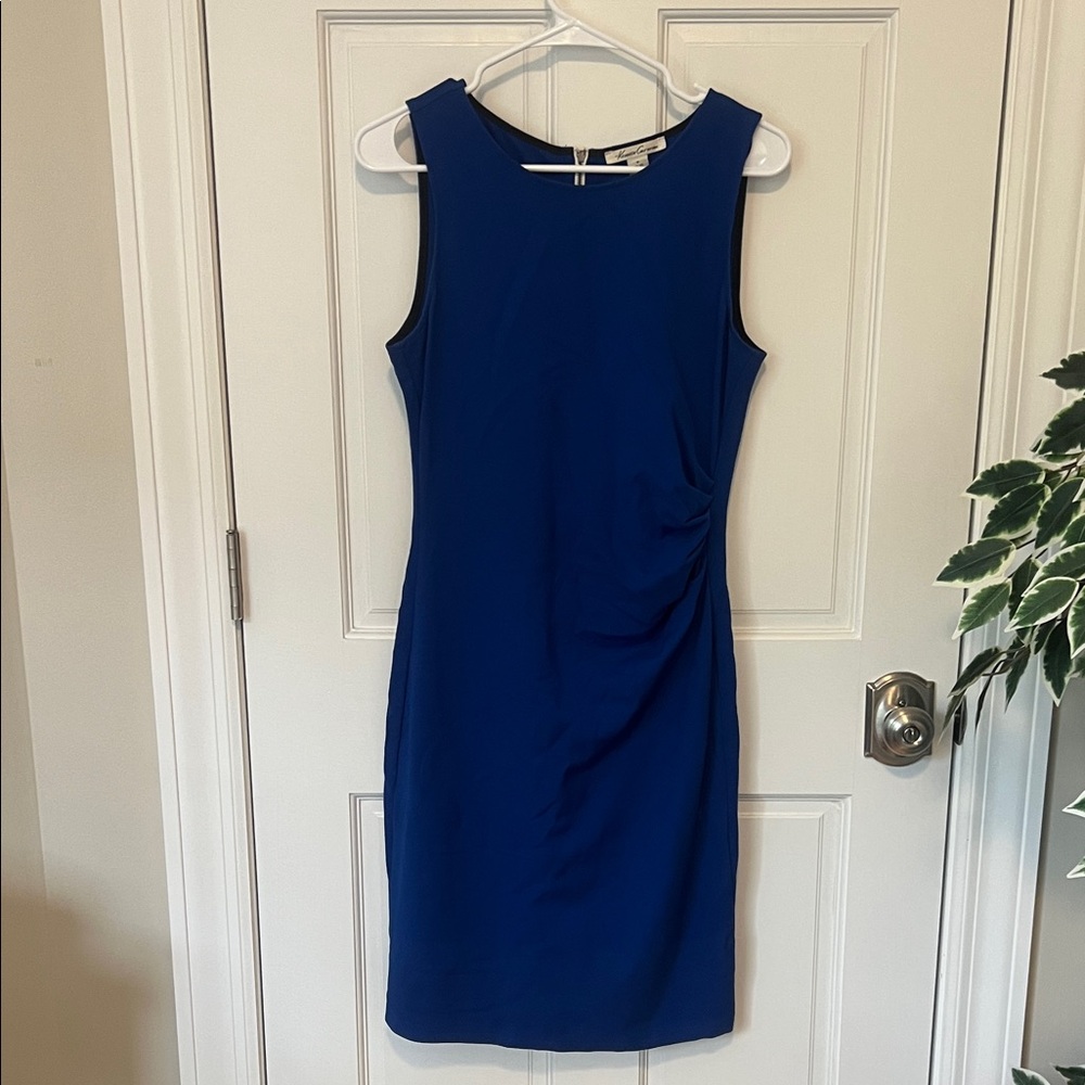 Kenneth Cole New York Cobalt Blue Midi Dress